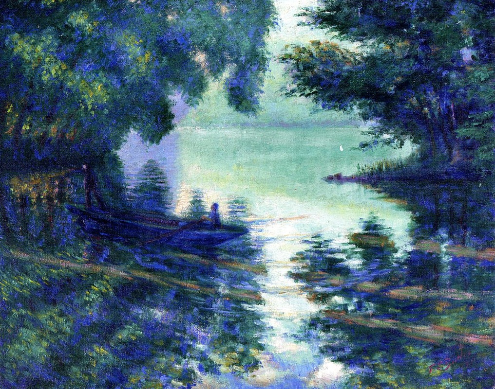 The Seine near Giverny by Theodore Earl Butler