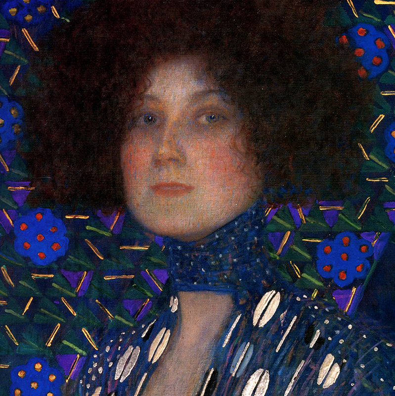 Portrait of Emilie Floge (detail) by Gustav Klimt | Lone Quixote