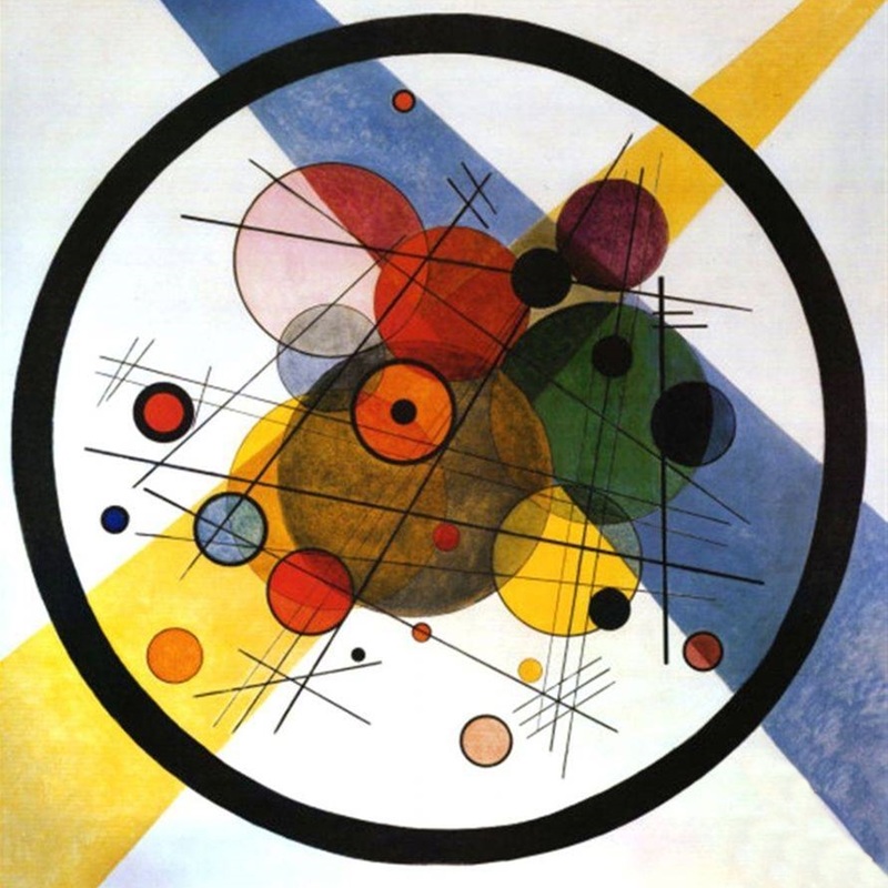 Circles in a Circle by Wassily Kandinsky