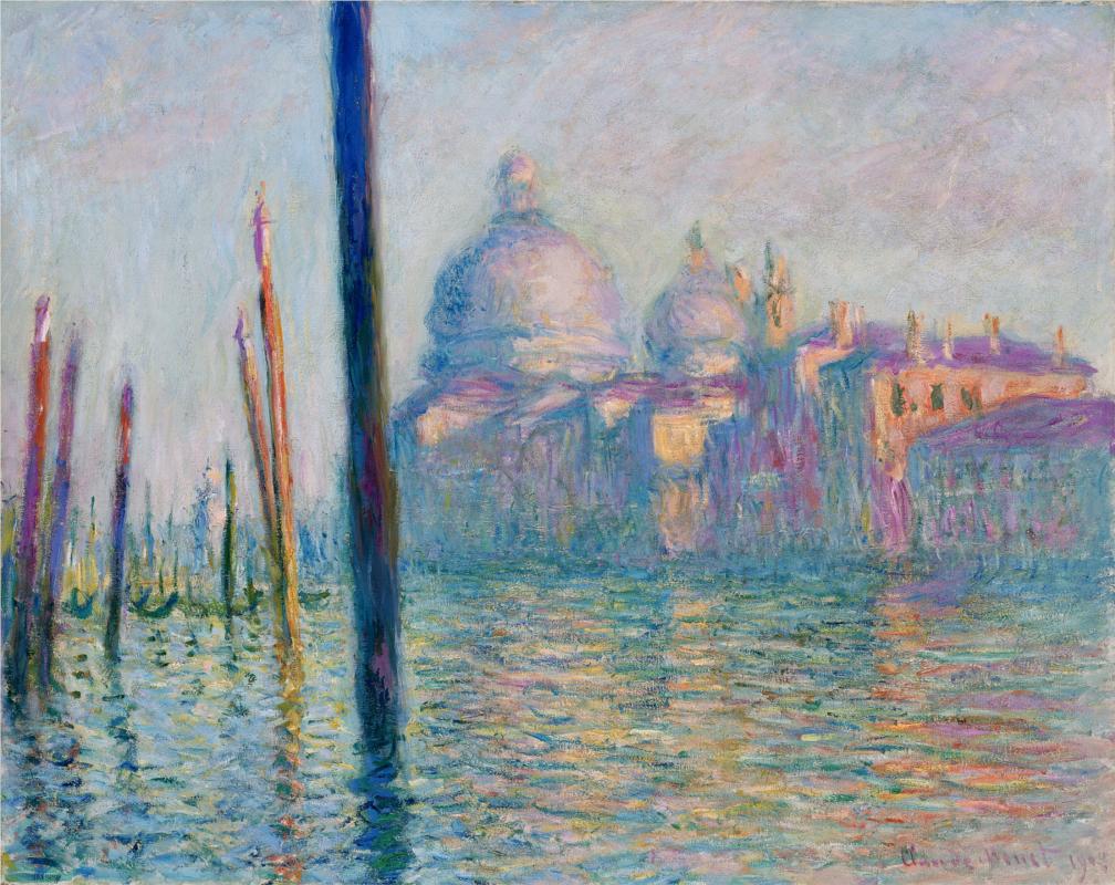 The Grand Canal in Venice by Claude Monet