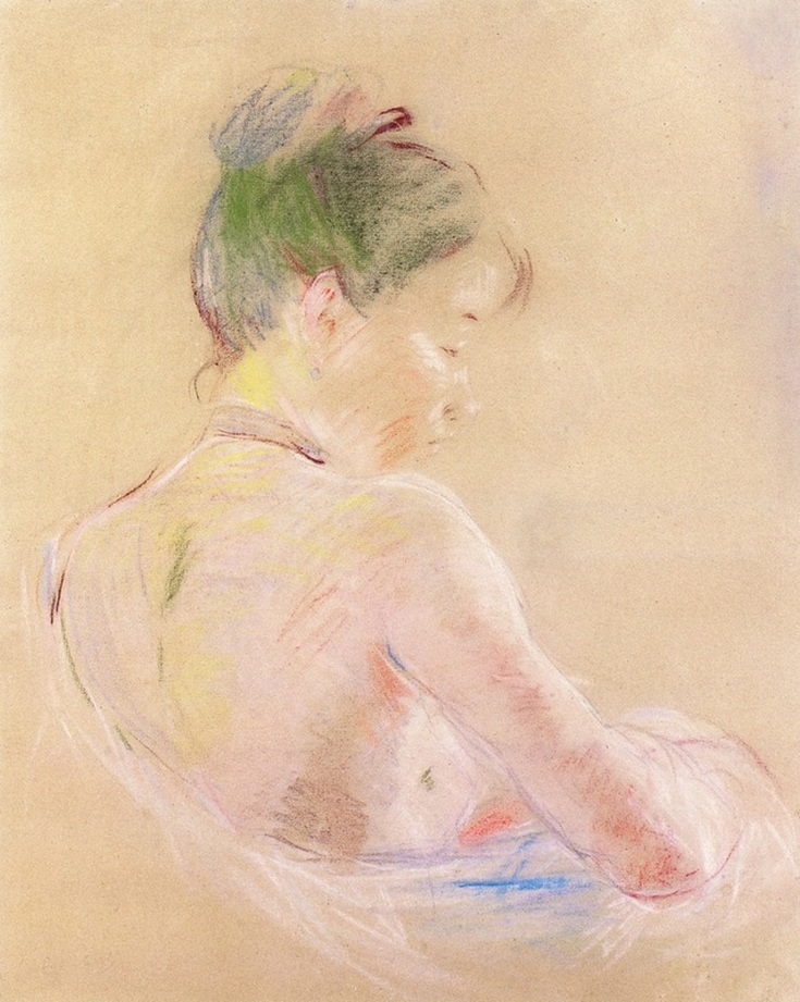 Girl with Bare Shoulders by Berthe Morisot | Lone Quixote