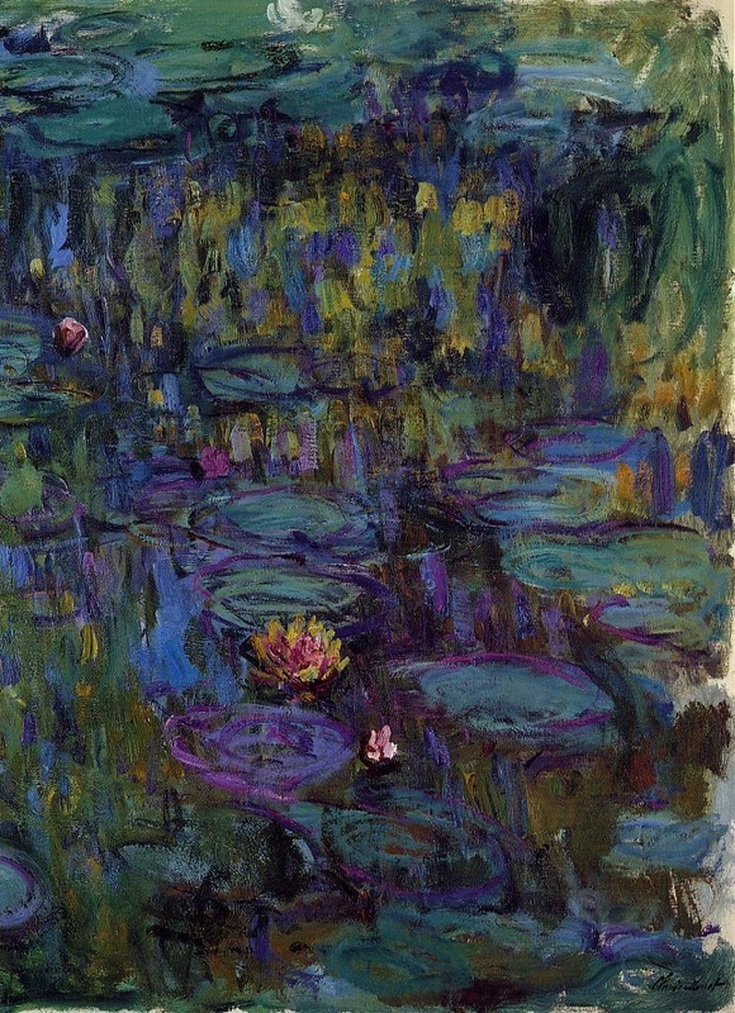 Water Lilies, 1917 by Claude Monet | Lone Quixote |