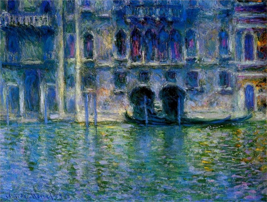 Palazzo da Mula at Venice by Claude Monet