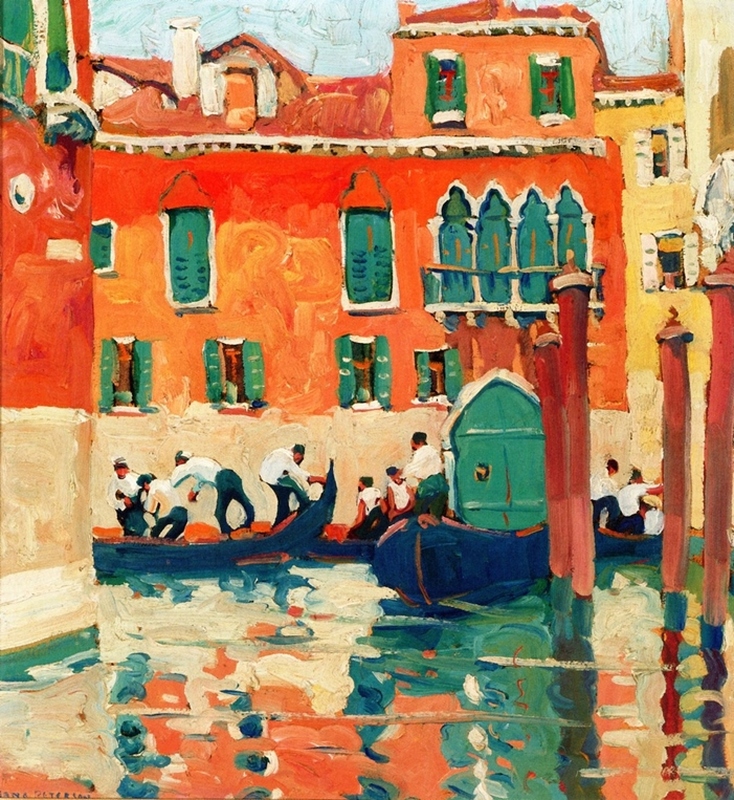 Red House (Venice) by Jane Peterson | Lone Quixote