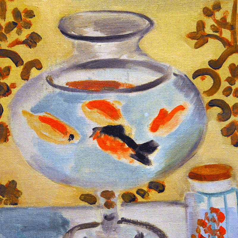 The Goldfish Bowl (detail) by Henri Matisse | Lone Quixote