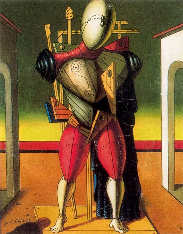 A Troubadour by Giorgio de Chirico