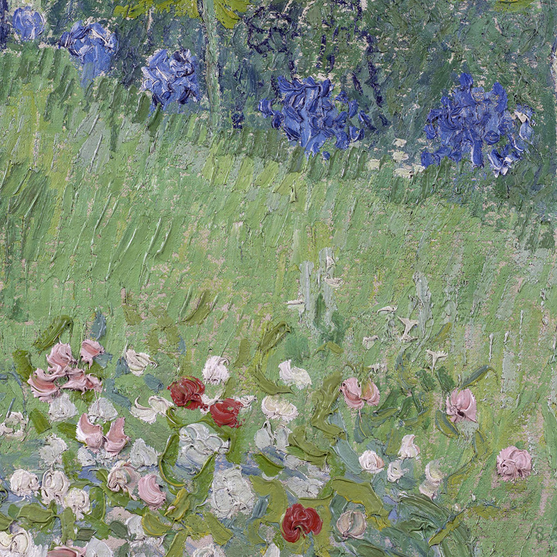 Daubigny's Garden (detail) by Vincent van Gogh | Lone Quixote