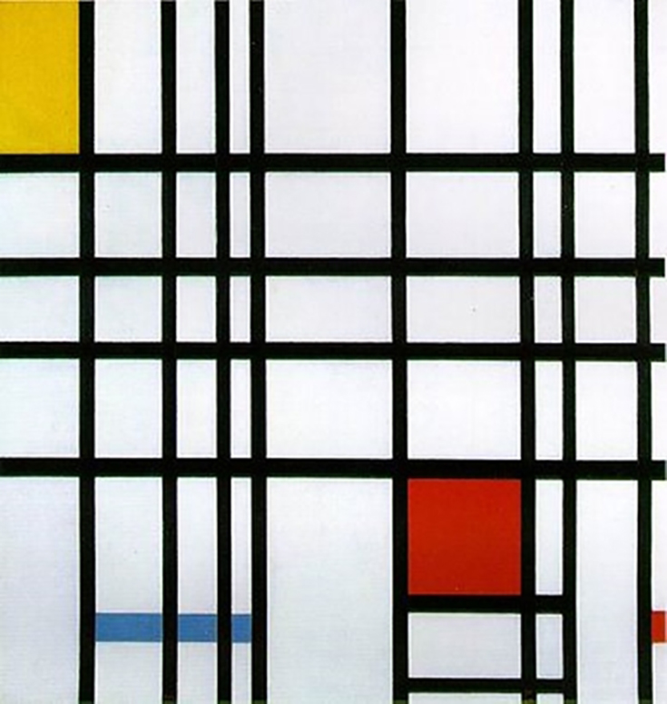 Composition with Yellow, Blue, and Red by Piet Mondrian | Lone Quixote
