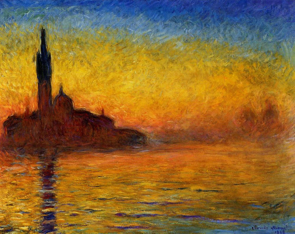 Twilight, Venice by Claude Monet