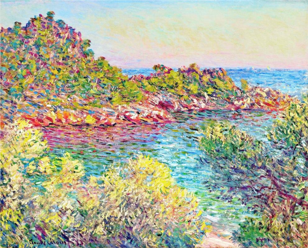 Landscape Near Monte Carlo by Claude Monet