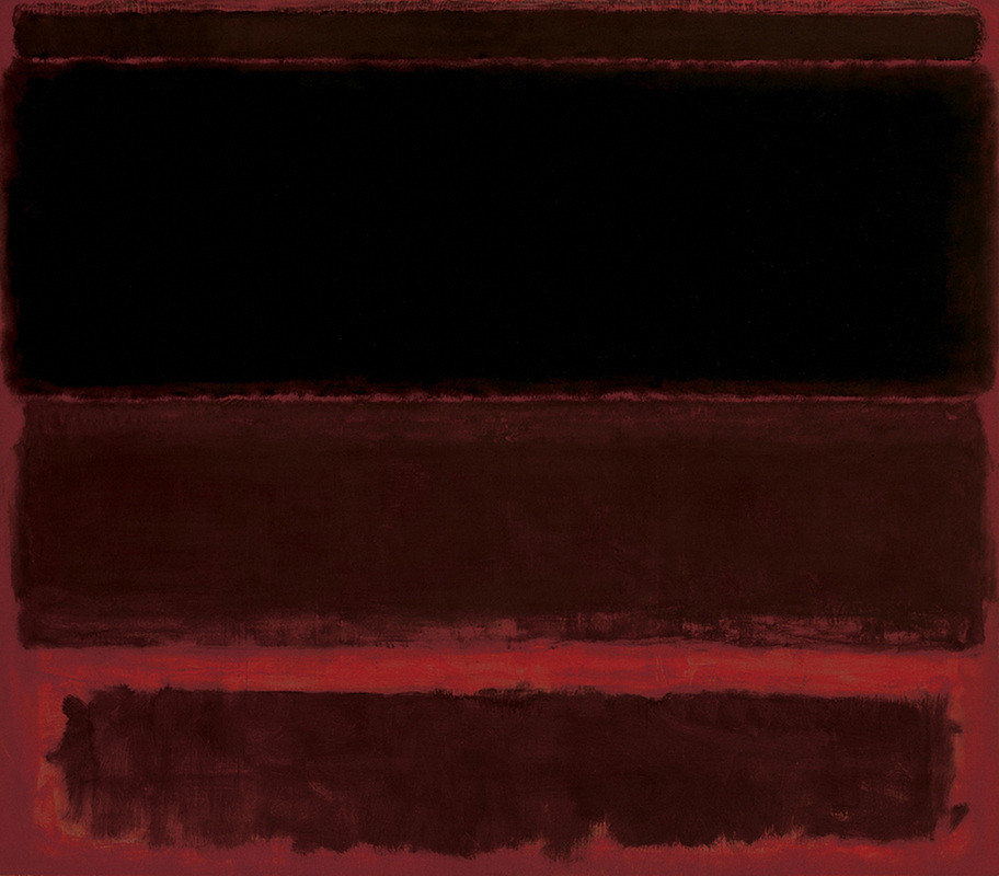 Four Darks in Red by Mark Rothko