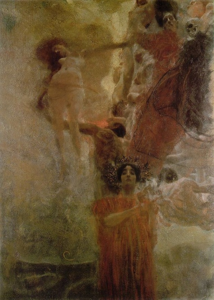 Medicine (composition draft) by Gustav Klimt | Lone Quixote