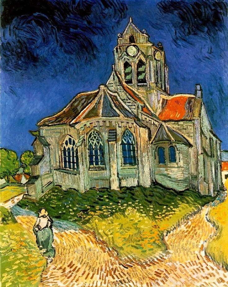The Church at Auvers by Vincent van Gogh | Lone Quixote