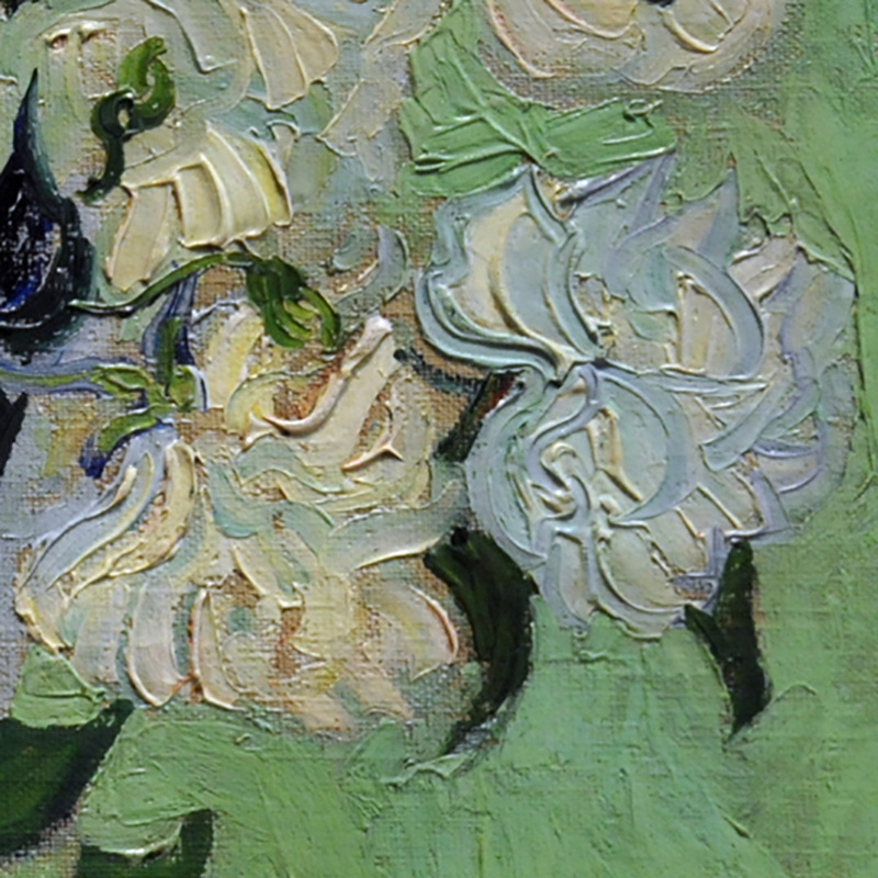 A Vase with Roses (detail) by Vincent van Gogh | Lone Quixote