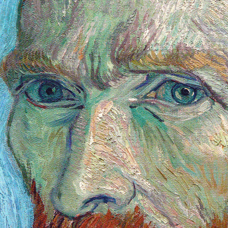 Self Portrait (detail) by Vincent van Gogh | Lone Quixote