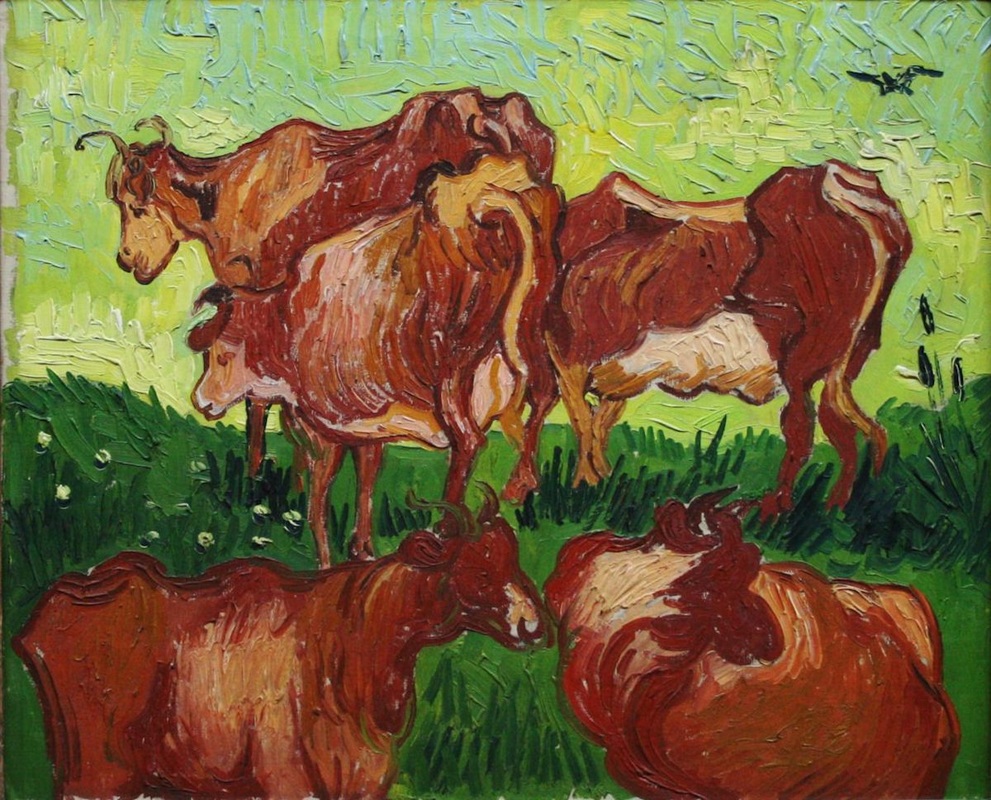 Cows by Vincent van Gogh | Lone Quixote
