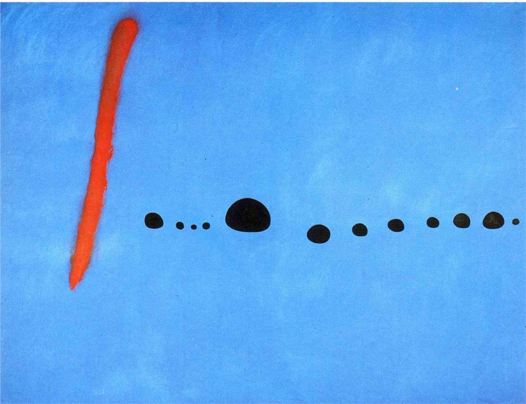 Blue II by Joan Miro