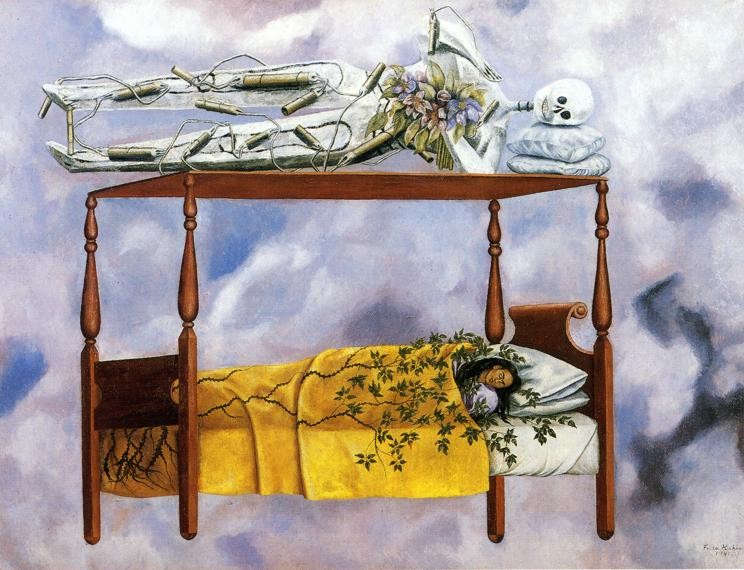 The Dream by Frida Kahlo