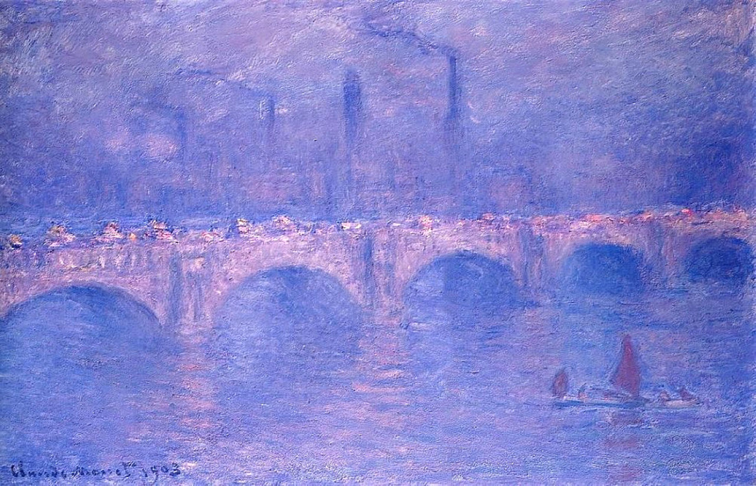 Waterloo Bridge, Hazy Sunshine (1903) by Claude Monet