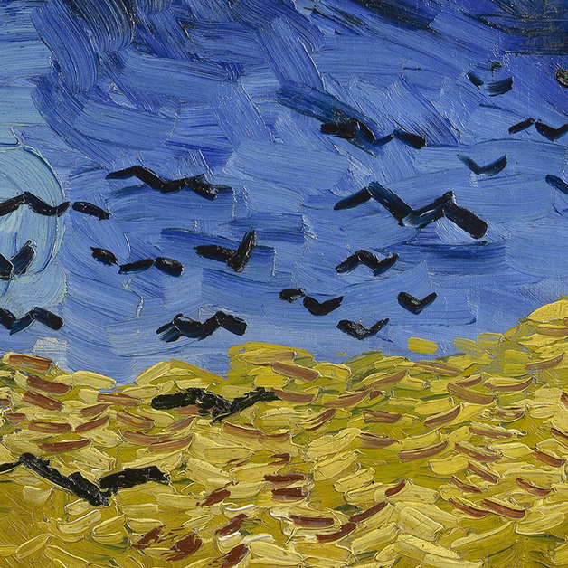 ​Wheatfield with Crows (detail) by Vincent van Gogh | Lone Quixote