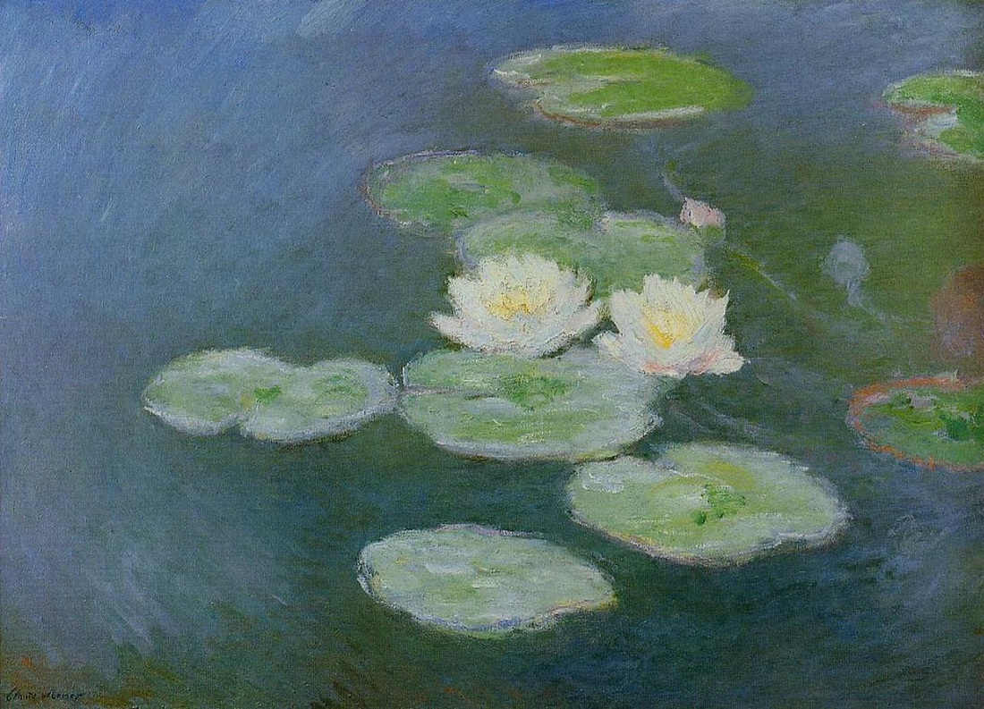 Water Lilies, Evening Effect (1899) by Claude Monet