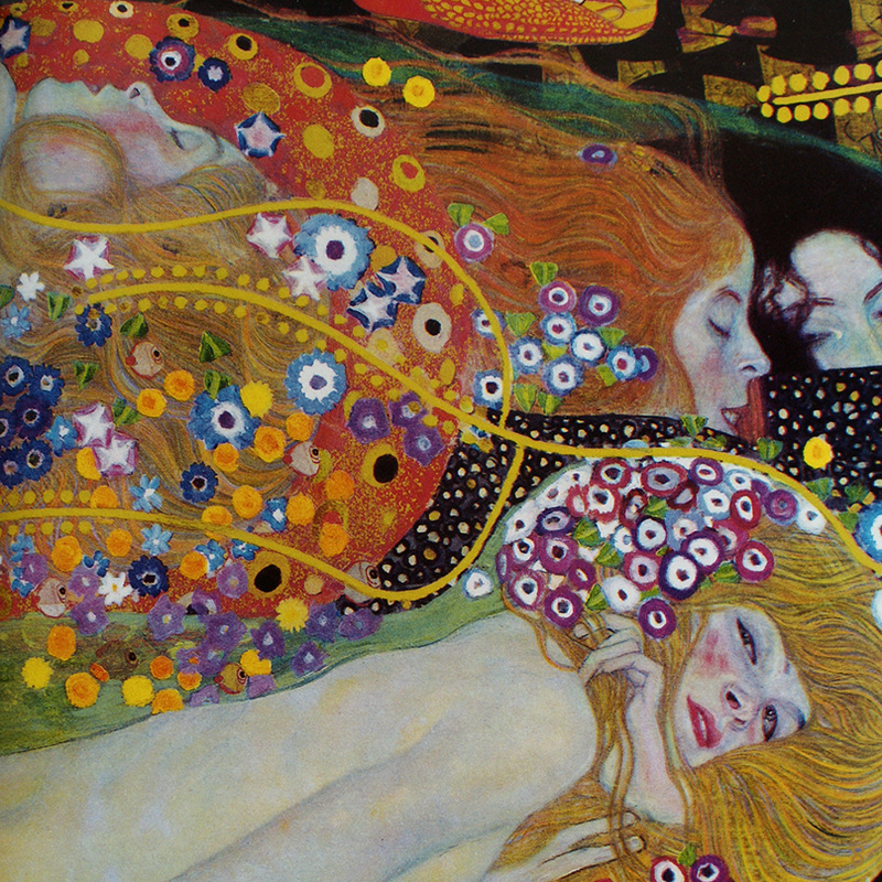 Water Serpents II (detail) by Gustav Klimt | Lone Quixote
