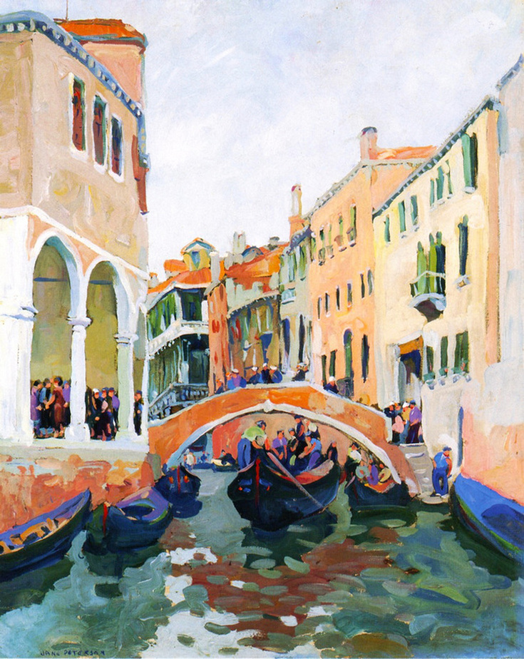 Venetian Canal by Jane Peterson