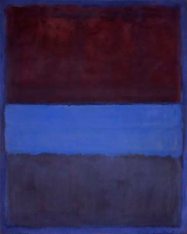 No. 61 (Rust and Blue) by Mark Rothko
