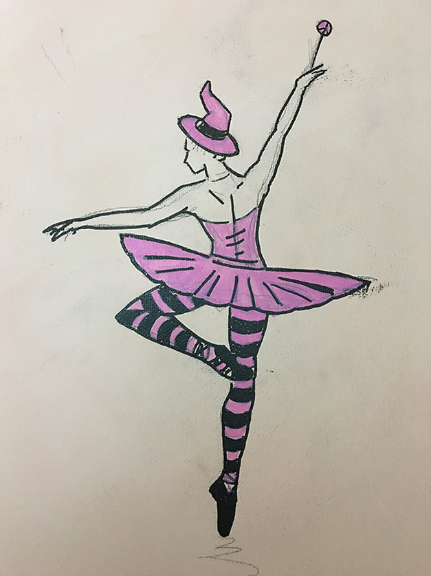 Halloween Ballerina... A work in progress... Final title yet to be determined. | Lone Quixote
