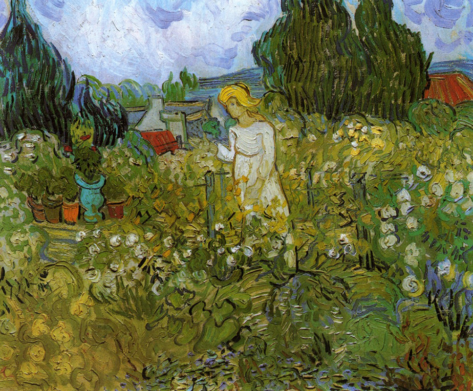Mademoiselle Marguerite Gachet in the Garden by Vincent van Gogh | Lone Quixote 