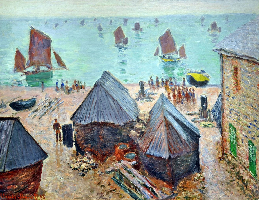 The Departure of the Boats by Claude Monet | Lone Quixote