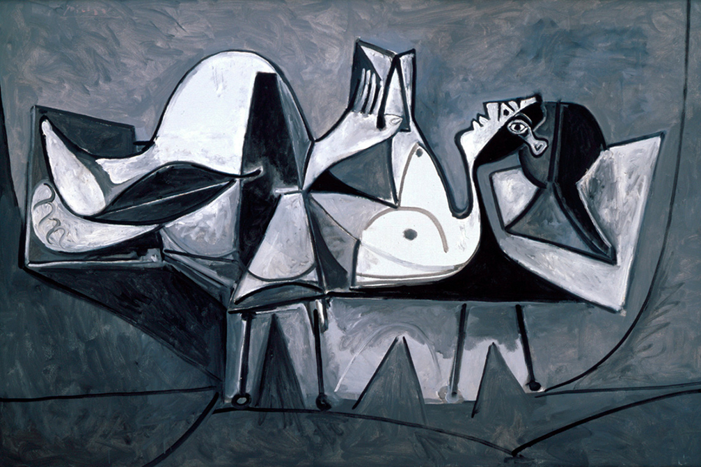 Reclining Woman Reading by Pablo Picasso | Lone Quixote