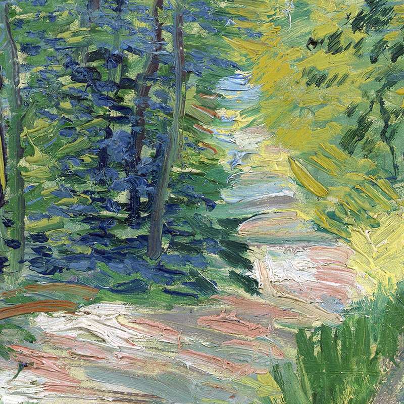 Path in the Woods (detail) by Vincent van Gogh | Lone Quixote