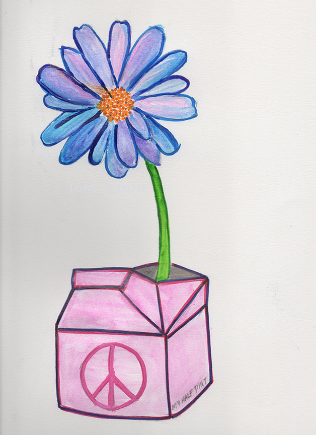 A Flower for Half Pint (Study) | The Lone Quixote Letters