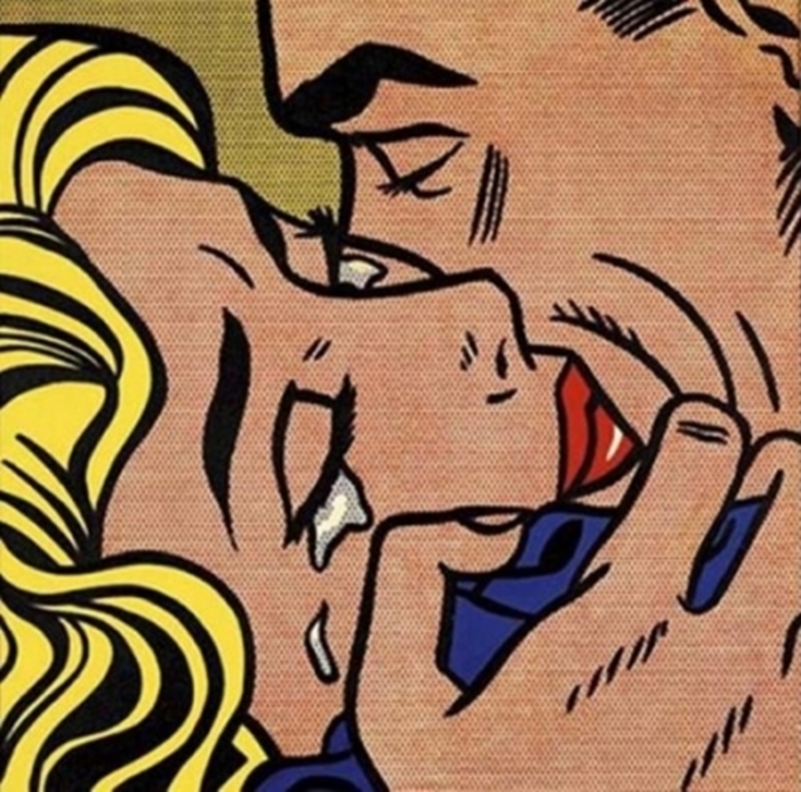 Kiss by Roy Lichtenstein | Lone Quixote