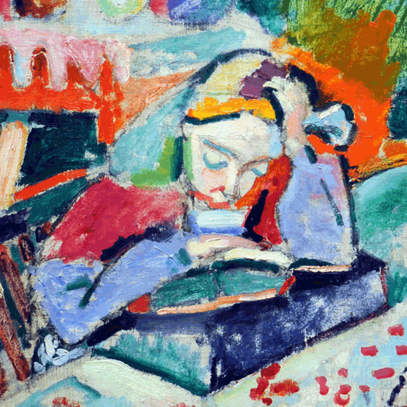Girl Reading (detail) by Henri Matisse | Lone Quixote