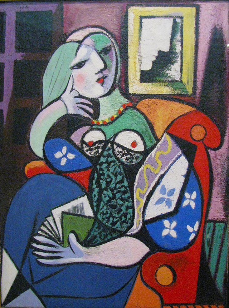 Woman with Book by Pablo Picasso | Lone Quixote