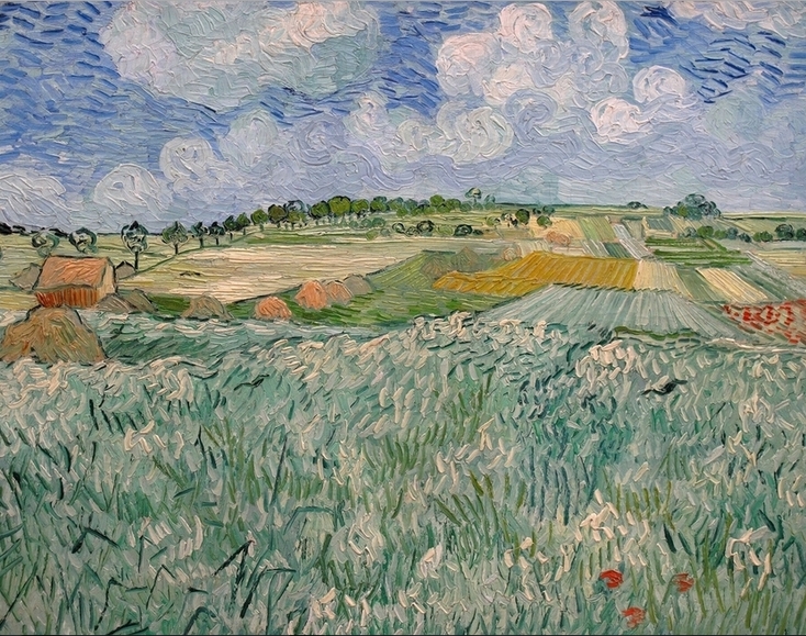 The Plain at Auvers by Vincent Van Gogh