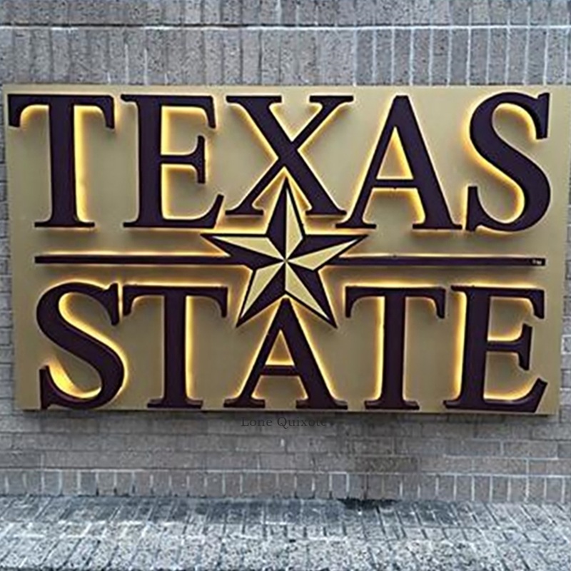 Texas State sign | Lone Quixote 