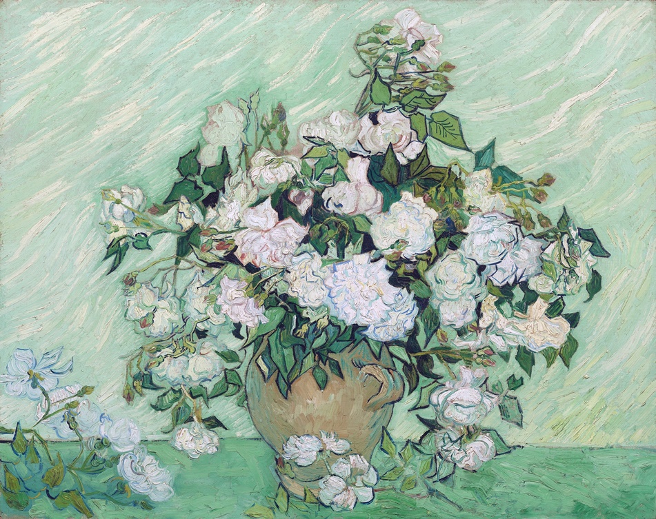 Vase with Roses by Vincent van Gogh