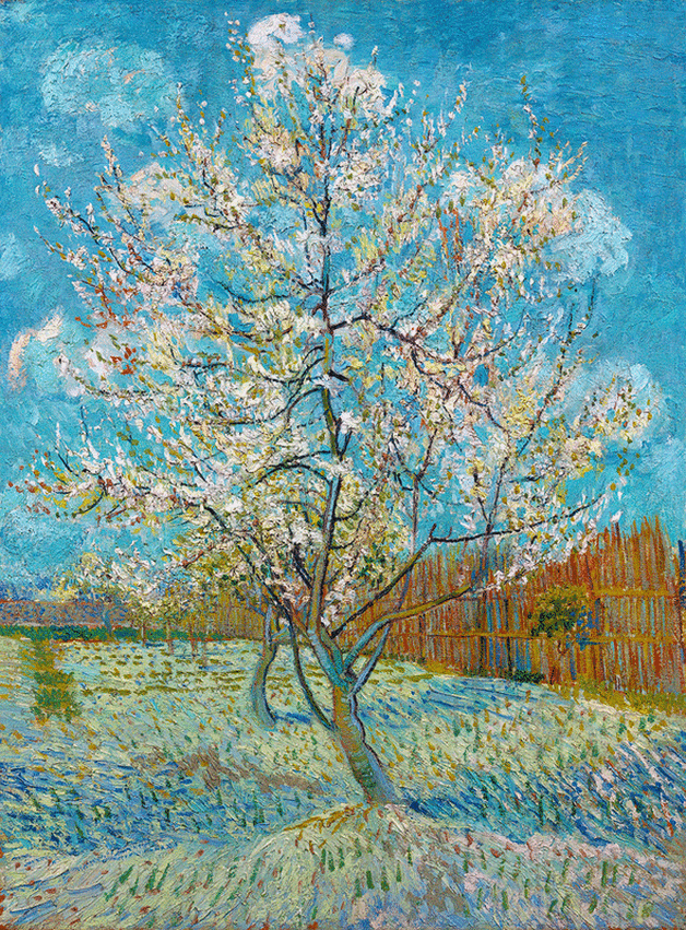 The Pink Peach Tree by Vincent van Gogh | Lone Quixote