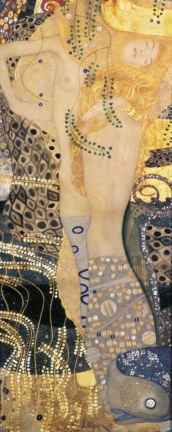 Water Serpents I by Gustav Klimt | Lone Quixote