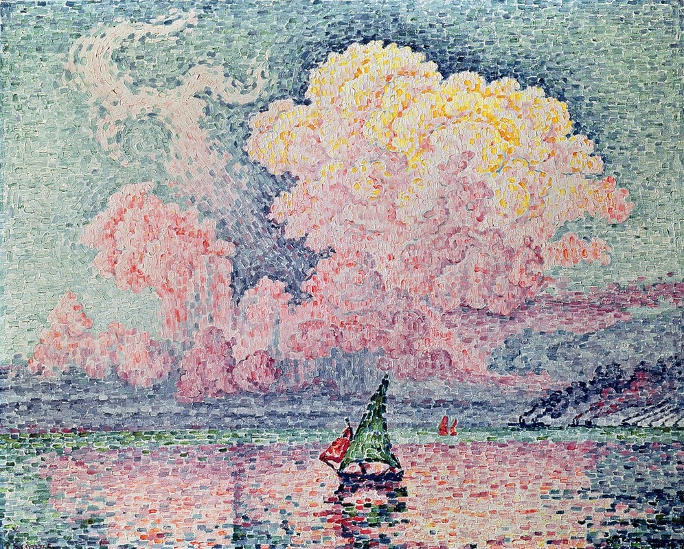 Antibes, the Pink Cloud by Paul Signac