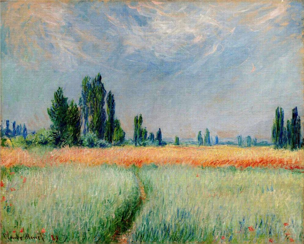 The Wheat Field by Claude Monet | Lone Quixote