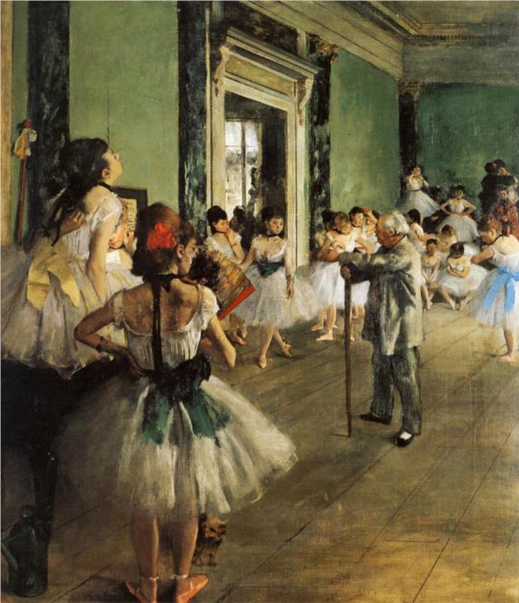 The Ballet Class by Edgar Degas