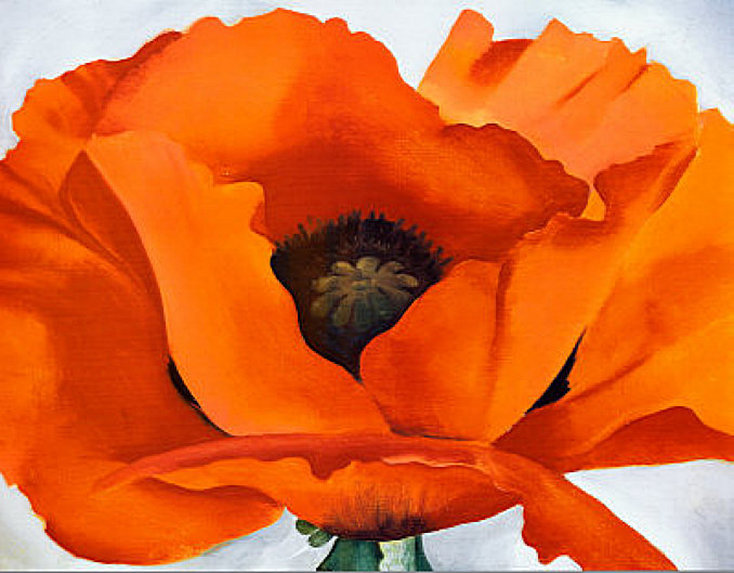 Red Poppy by Georgia O’Keeffe