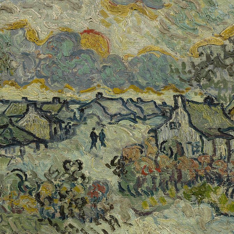 Reminiscence of Brabant (detail) by Vincent van Gogh 