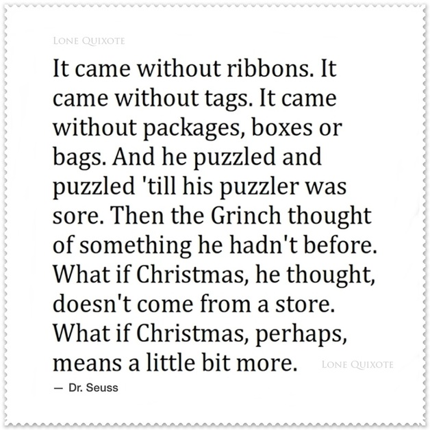 Dr. Seuss, How the Grinch Stole Christmas! | Lone Quixote
