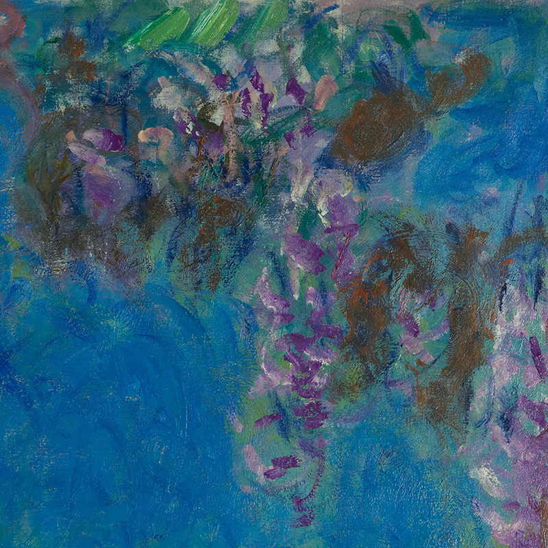 Wisteria (detail) by Claude Monet | Lone Quixote