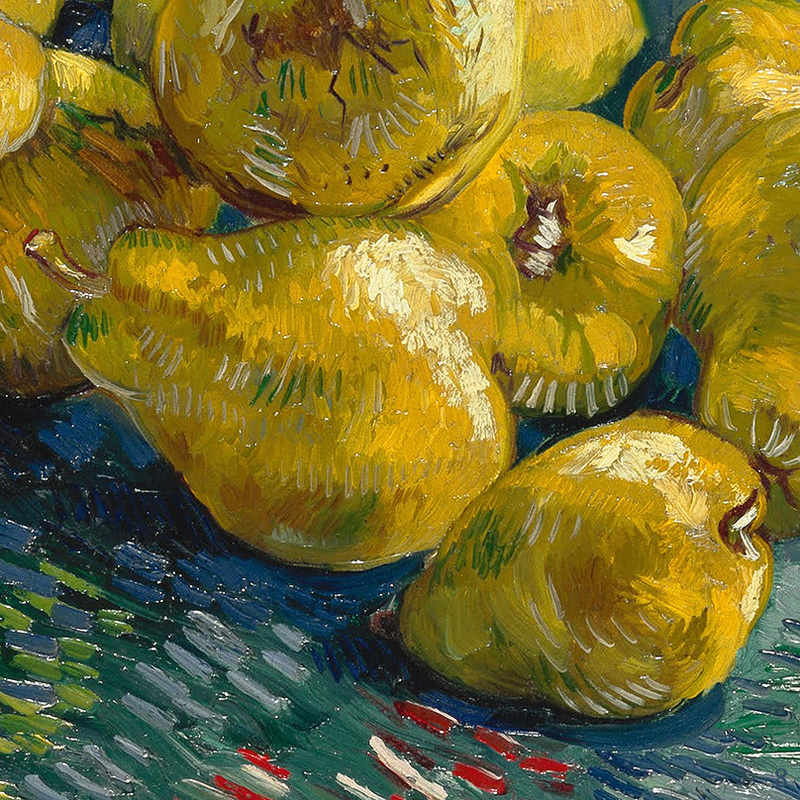 Still Life with Quinces (detail) by Vincent van Gogh | Lone Quixote